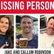 Perth brothers Jake and Callum Robinson, and their friend Jack Carter Rhoad, an American citizen, are believed missing in Mexico. Picture via Facebook