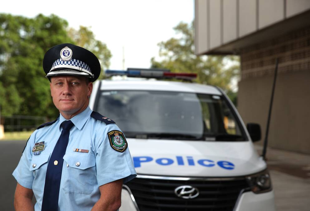 STAY HOME: Port Stephens-Hunter Police District commander Superintendent Chad Gillies is warning all residents to not travel during the Easter long weekend.