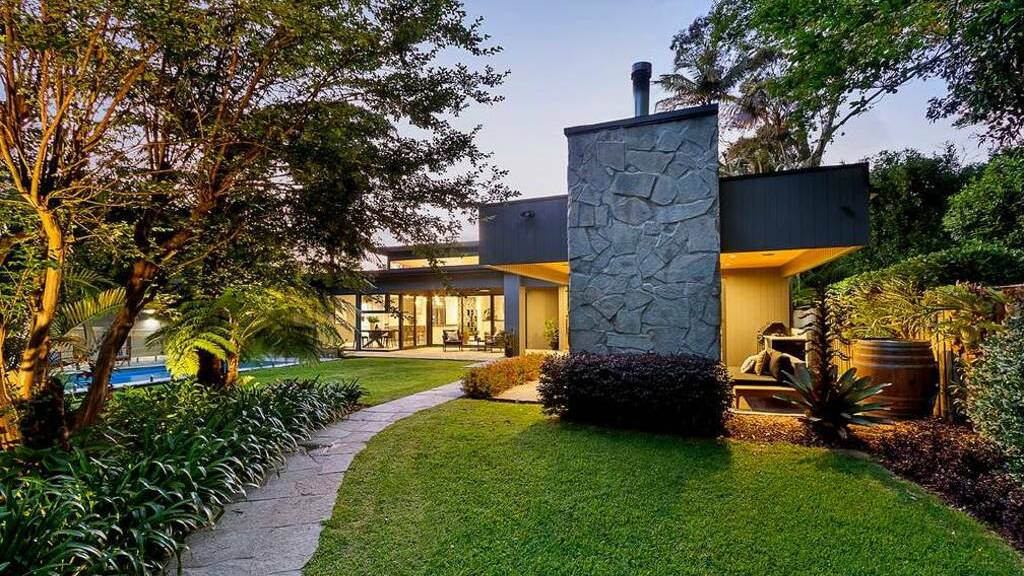 This modernist-inspired home at 54 Addison Road, New Lambton sold for a suburb record. Picture supplied
