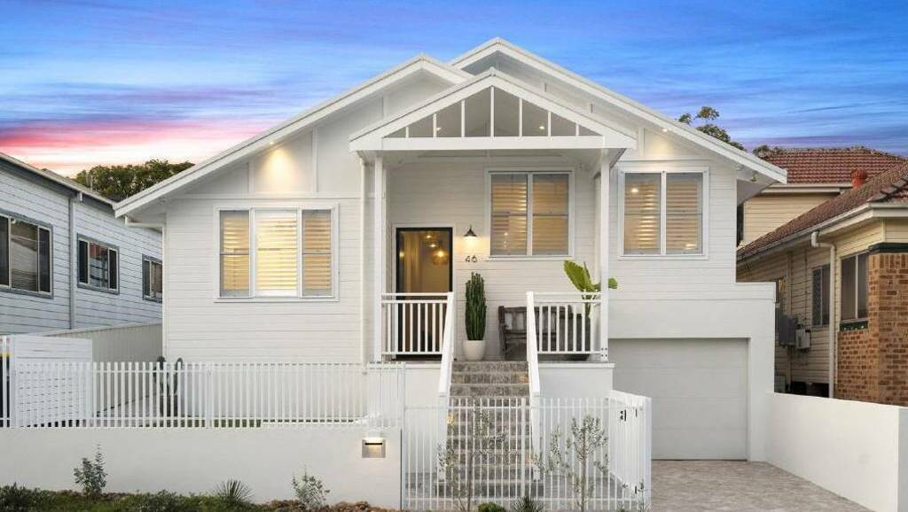This newly-built home at 46 Tighes Terrace, Tighes Hill broke the suburb record in May after selling for $2.15 million. Picture supplied.