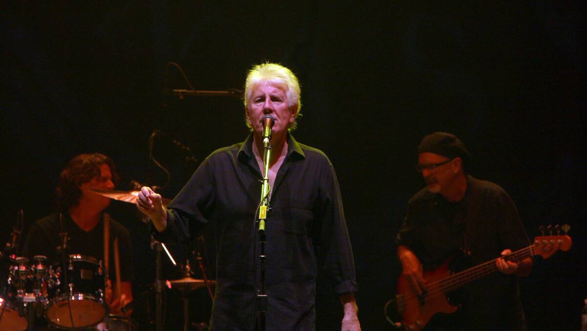 Graham Nash performing in Wollongong in 2012 with Crosby, Stills and Nash. Picture by Sylvia Liber