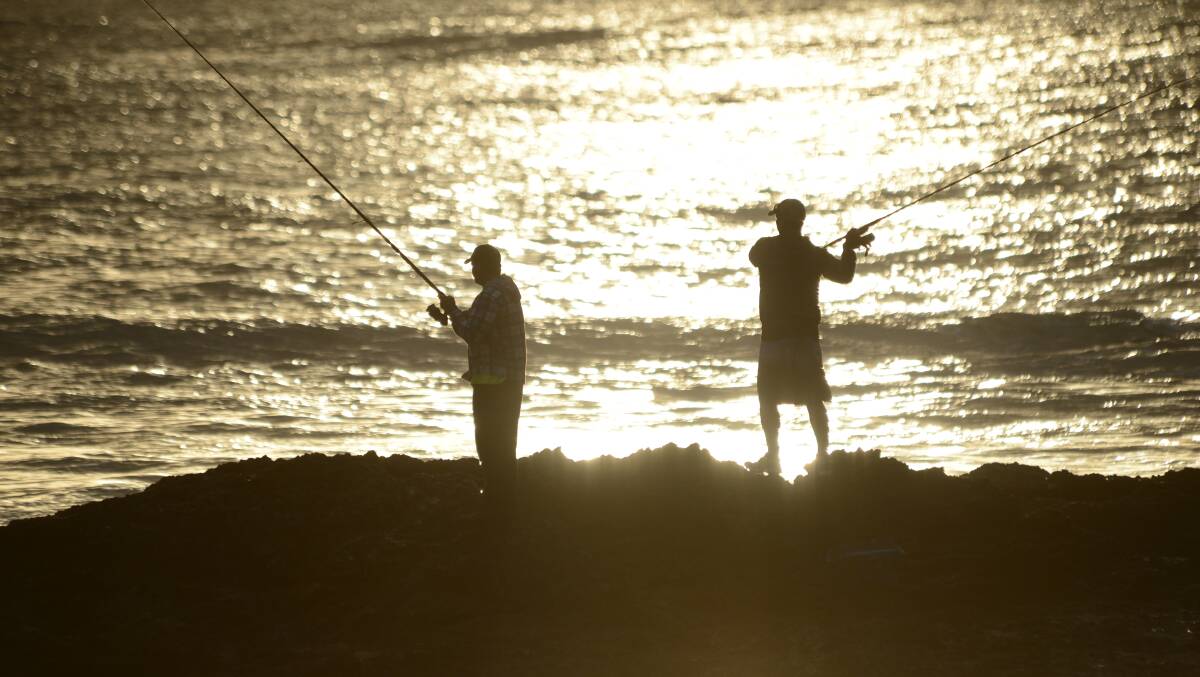 Rock fishers must wear a lifejacket while fishing in Port Stephens. File picture