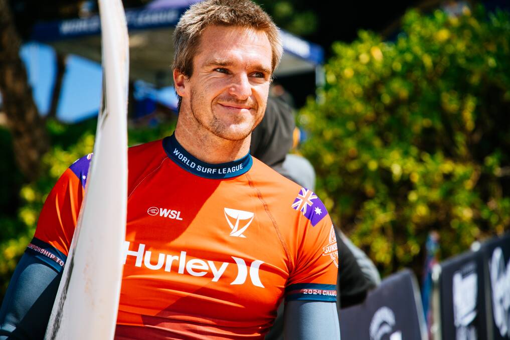 Ryan Callinan before his heat on Sunday. Picture by Tony Heff, WSL
