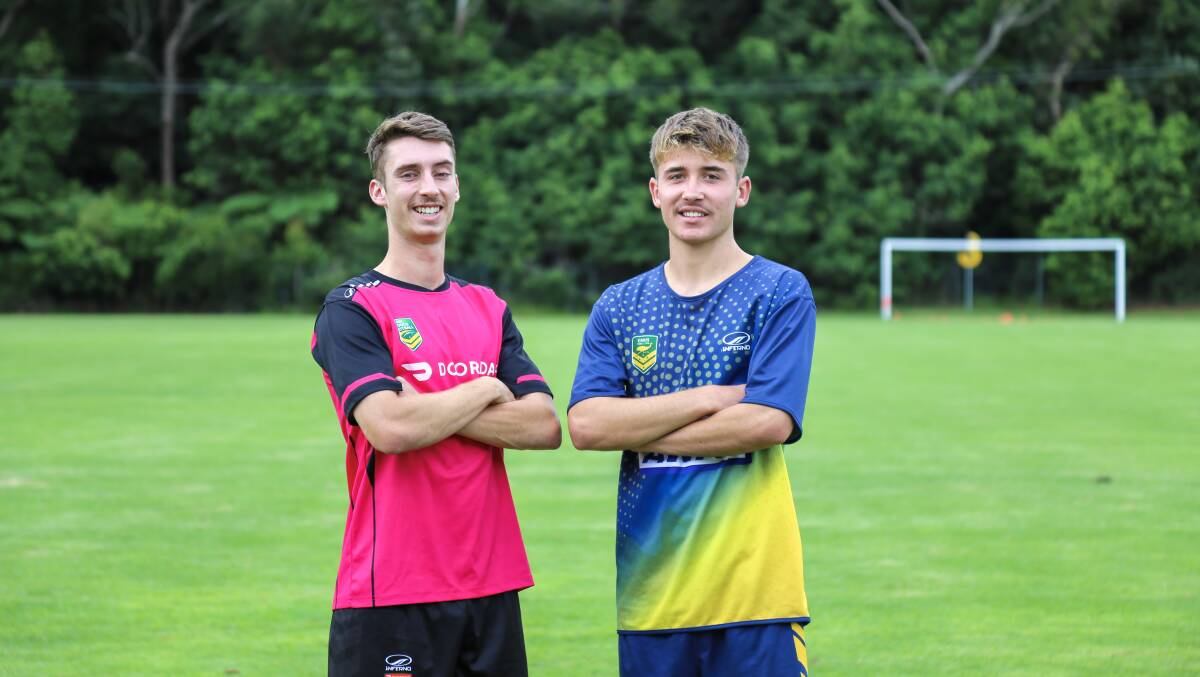 Nelson Bay Touch Association's Alec Clark and Hugh Doherty will represent Australia in the Pacific Youth Touch Cup in Brisbane in May.