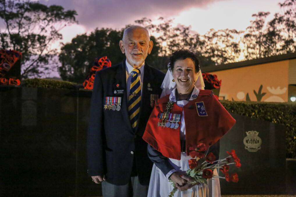 Photos from the Nelson Bay Anzac Day dawn service in Apex Park on Tuesday, April 25, 2023. Photos by Ellie-Marie Watts