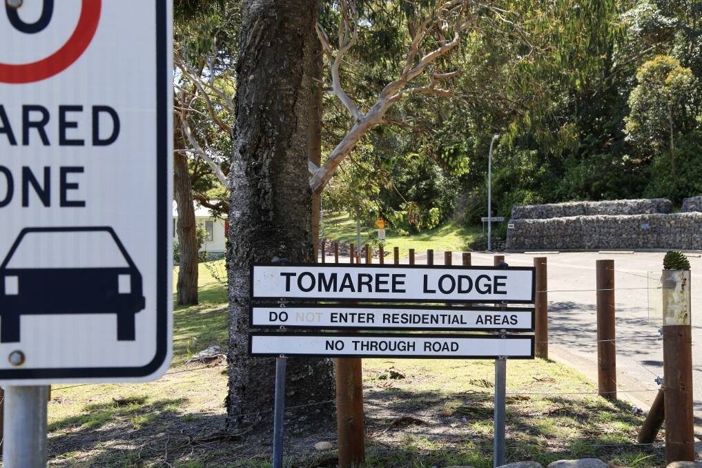 An empty Tomaree Lodge, located on the Shoal Bay foreshore.