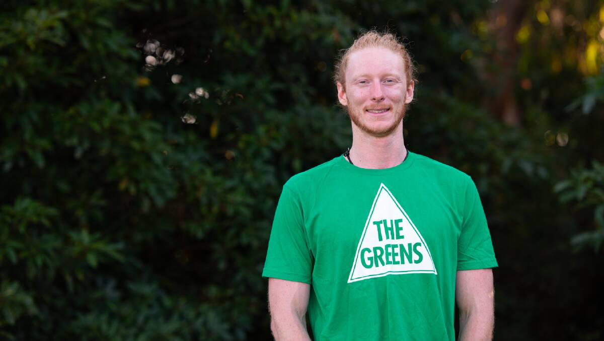 Nelson Bay business owner Jordan Jensen is The Greens' candidate for the lower house seat of Port Stephens in the March 25 state election. Picture supplied.