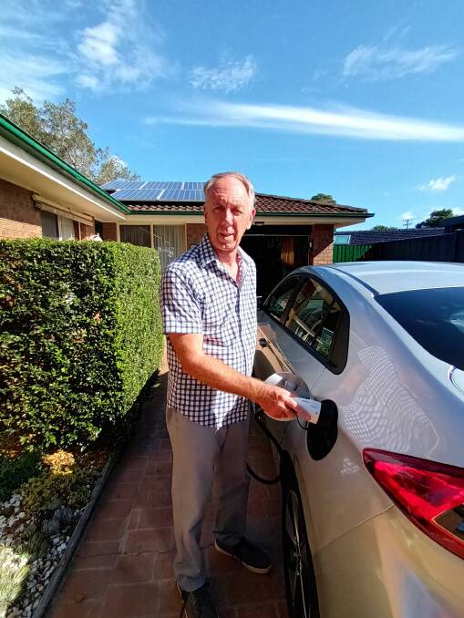 Lemon Tree Passage resident Les Pinney will speak about owning an electric vehicle at Renew Hunter Region Branch's Travelling Electric event on May 7.