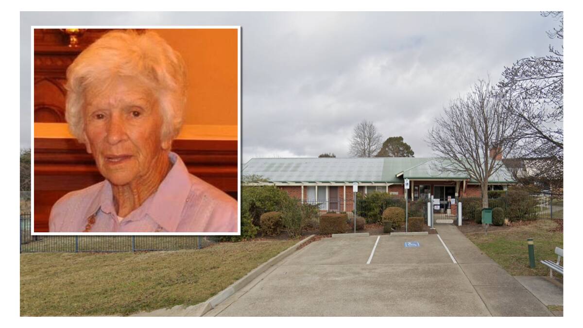 Police are investigating the incident involving 95-year-olf great-grandmother Clare Nowland at Yallambee Lodge, Cooma. Pictures supplied, Google Maps