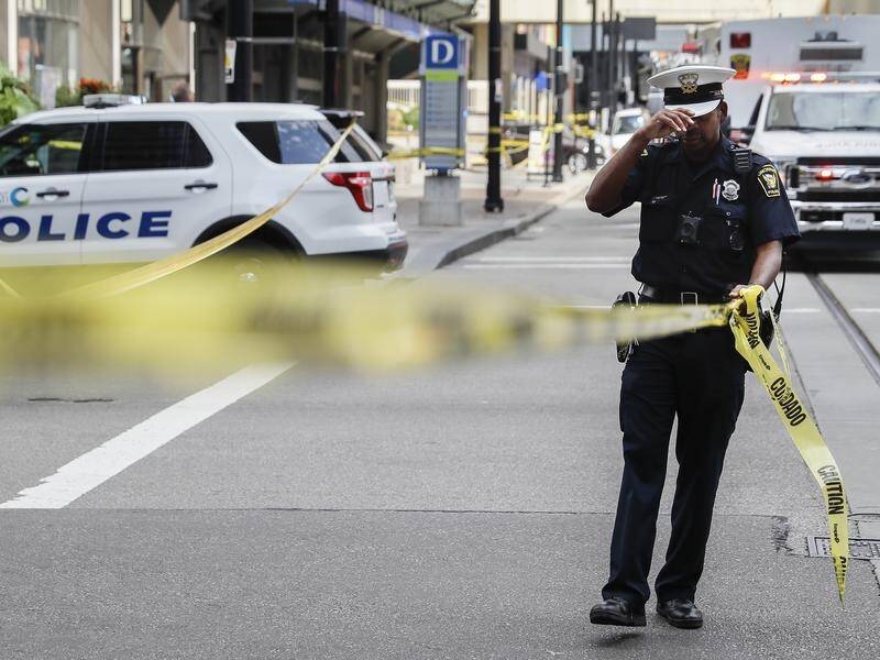 Three people have been killed and two injured in a shooting near the University of Cincinnati. (AP PHOTO)