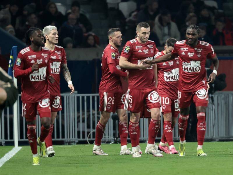 Second-placed Brest continue to makes waves in the French league. (EPA PHOTO)