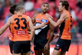 Callum Brown says the Giants will have to quickly regain their mojo if they want to beat Adelaide. (Steven Markham/AAP PHOTOS)