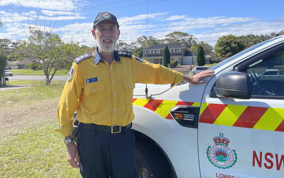 Group Officer for Lower Hunter Lou Cassar was acting incident controller for the Mambo Blaze which tore through 51 hectares on Tuesday, November 8. Picture by Alanna Tomazin