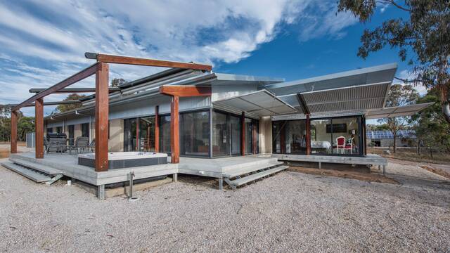 A hempcrete house designed by Envirotecture. Photo supplied
